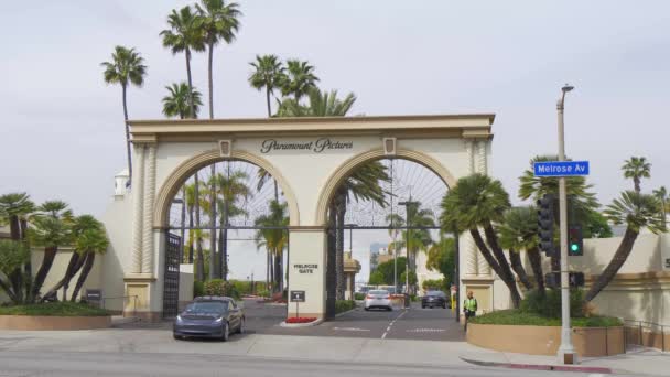 Paramount Pictures Filmstudios in Los Angeles - CALIFORNIA, USA - 18. MÄRZ 2019 — Stockvideo