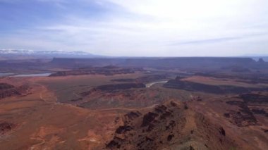Utah 'taki Ölü At Noktası' ndaki sonsuz vadi.