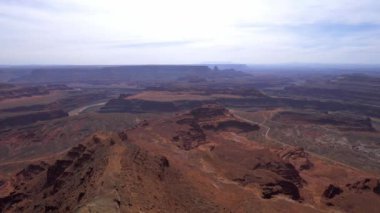 Utah 'taki Ölü At Noktası' ndaki sonsuz vadi.