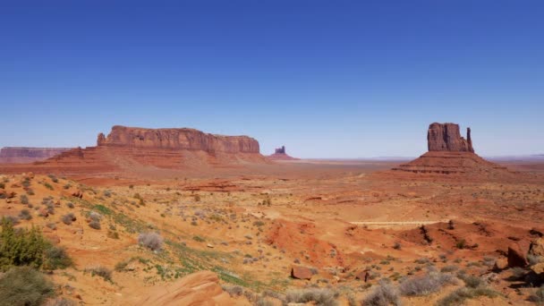 Monument Valley em Utah - marco famoso — Vídeo de Stock