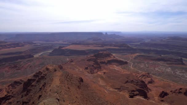 O vale infinito em Dead Horse Point em Utah — Vídeo de Stock