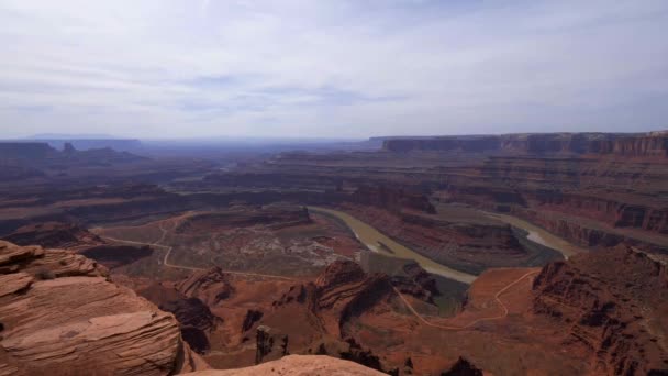 Vista sobre Dead Horse Point en Utah — Vídeo de stock