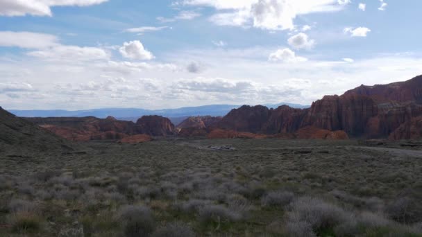 Bela paisagem no deserto de utah — Vídeo de Stock