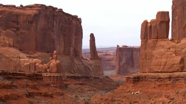 Parque Nacional Arches - el lugar más hermoso de Utah — Vídeos de Stock