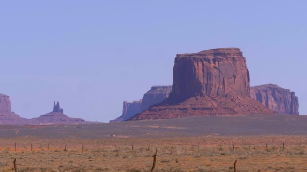 Denkmal Tal in utah oljato — Stockvideo