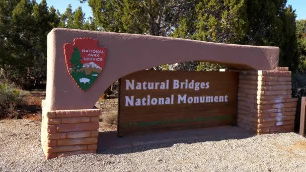 National Bridges National Monument - UTAH, USA - 20 mars 2019 — Stockvideo