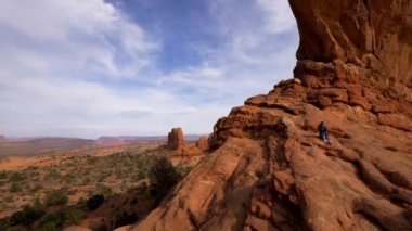 Utah 'taki Arches Ulusal Parkı - UTAH, ABD - 20 Mart 2019
