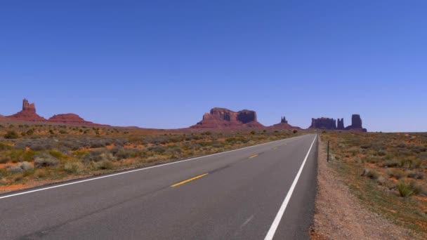 Monument Valley in Utah - UTAH, Verenigde Staten - 20 maart 2019 — Stockvideo