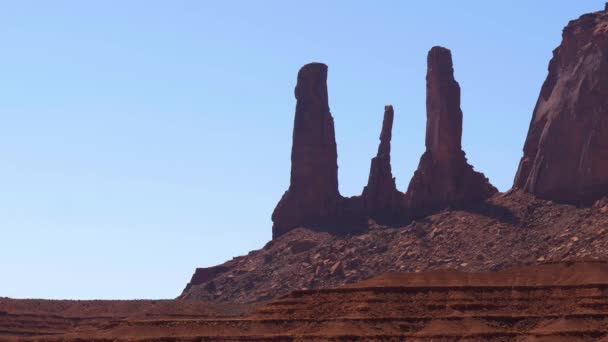 Monumentenvallei in Utah Oljato — Stockvideo