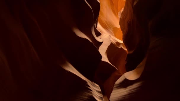 Schöner Upper Antelope Canyon — Stockvideo