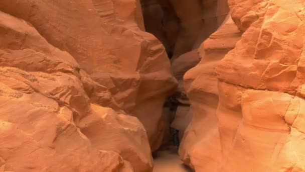 Desfiladeiro do antílope superior em Ariziona — Vídeo de Stock
