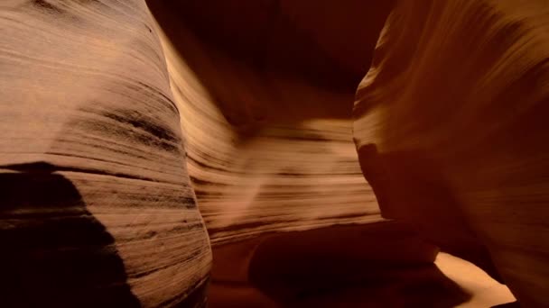 Άνω Antelope Canyon στην Ariziona — Αρχείο Βίντεο