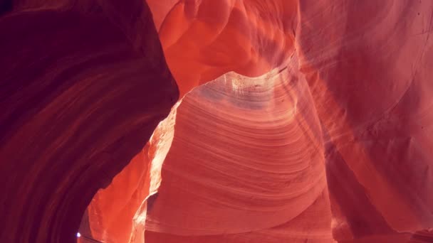 Upper Antelope Canyon in Ariziona — Stock Video