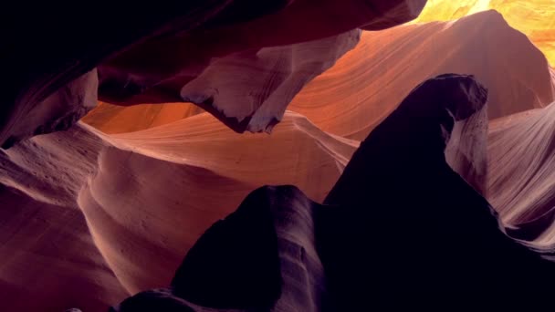 Όμορφο Άνω Antelope Canyon — Αρχείο Βίντεο