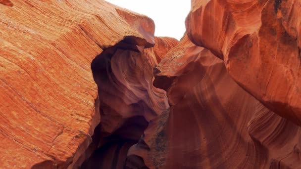 Felső antilop kanyon Arizionában — Stock videók