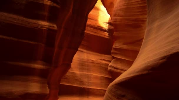 Ariziona的上羚羊峡谷 — 图库视频影像