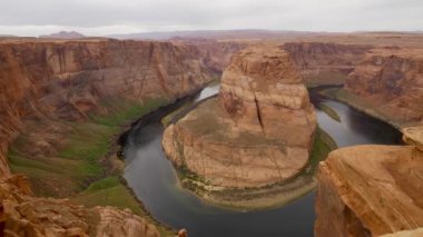Arizona 'daki Horseshoe Virajı üzerinde geniş açı