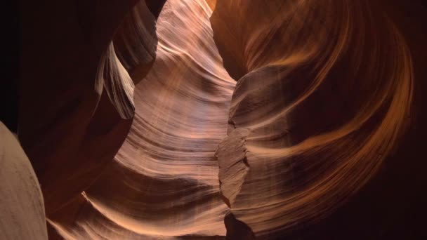 Ariziona的上羚羊峡谷 — 图库视频影像