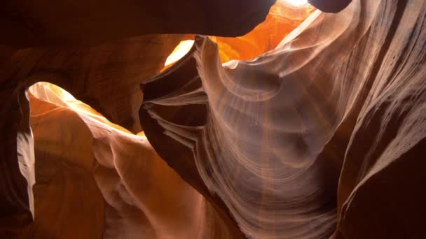 Felső antilop kanyon Arizionában — Stock videók