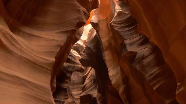 Bovenste antilope Canyon in Ariziona — Stockvideo