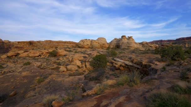 Häpnadsväckande natur i Canyonlands nationalpark — Stockvideo