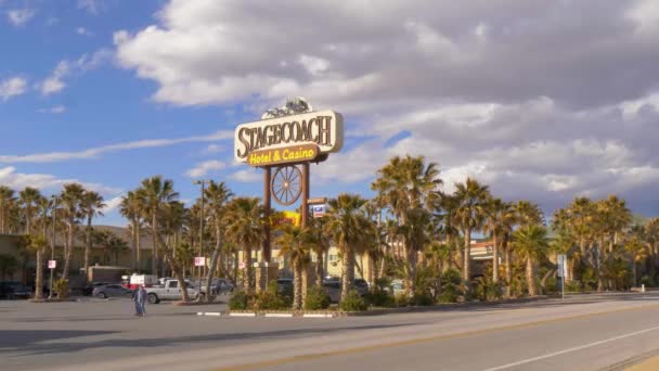 Stagecoach Hotel and Casino en Beatty - BEATTY, Estados Unidos - 29 de MARZO de 2019 — Vídeos de Stock