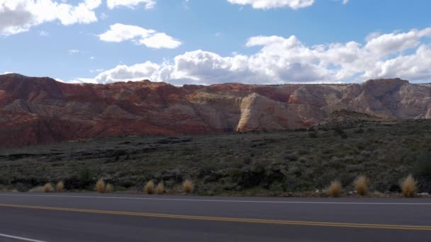 Śnieżny Kanion w Utah - piękny krajobraz — Wideo stockowe