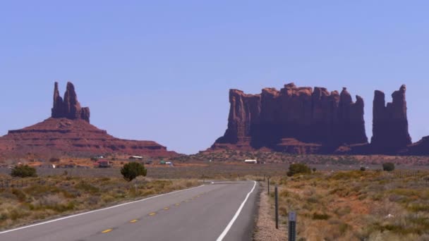 Monument Valley i Utah Oljato — Stockvideo