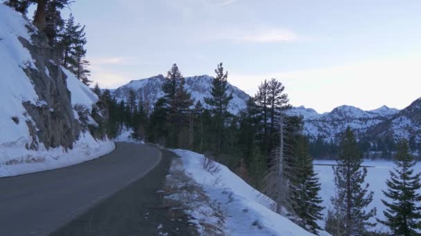Inyo National Forest im Winter — Stockvideo