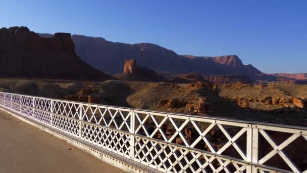 Міст Навахо через річку Колорадо — стокове відео