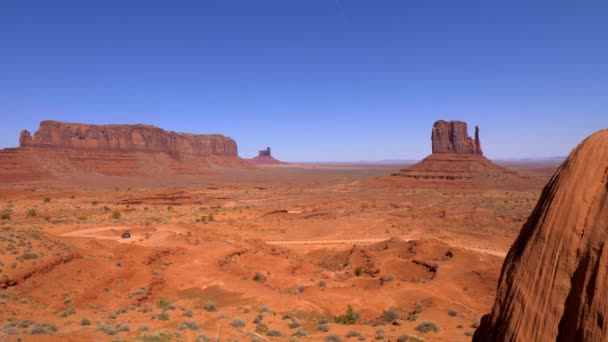 Oljato monument tal in utah — Stockvideo