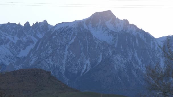 Vacker Inyo National Forest i Sierra Nevada — Stockvideo