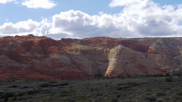 Snow Canyon Utah - gyönyörű táj — Stock videók