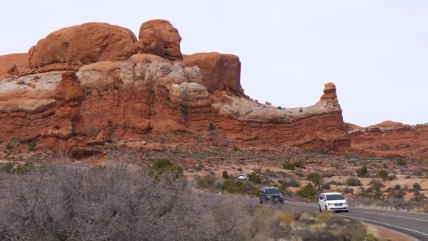 Arches National Park in Utah - UTAH, Verenigde Staten - 20 maart 2019 — Stockvideo