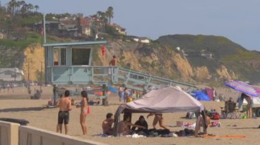 Malibu 'daki Zuma Plajı - MALIBU, ABD - 29 Mart 2019
