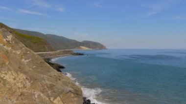 Malibu 'daki Pasifik Kıyısı - hava manzaralı