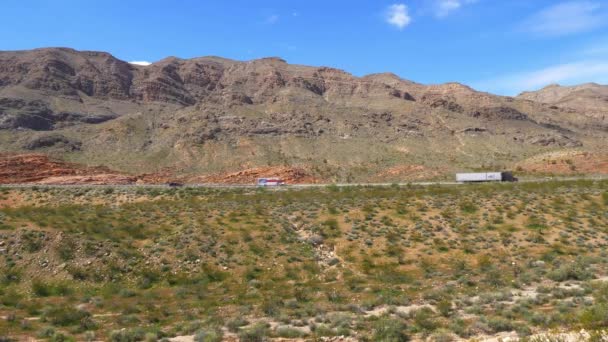 Schöne Landschaft in der Wüste von Utah — Stockvideo