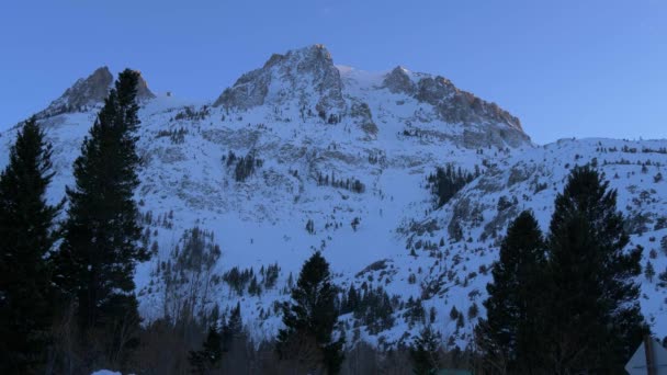 Inyo National Forest in winter — Stock Video