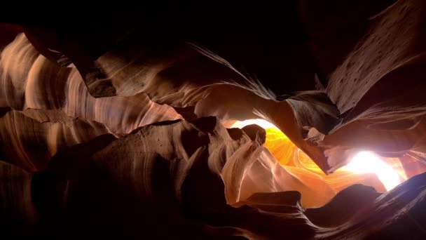 Άνω Antelope Canyon στην Ariziona — Αρχείο Βίντεο