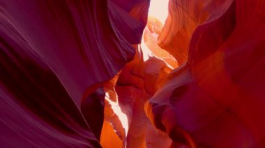 Arizona 'daki Antilop Kanyonu' nun Renkleri - seyahat fotoğrafçılığı