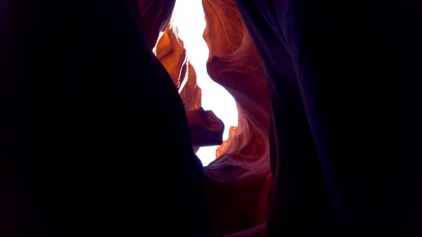 Canyon Antelope inférieur en Arizona - photographie de voyage — Video