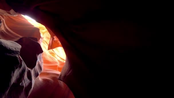 Upper Antelope Canyon in Ariziona - travel photography — Stock Video