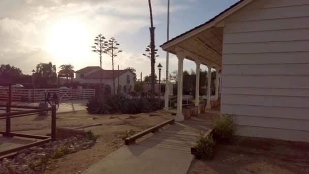 Parque Estadual da Cidade Velha de San Diego ao pôr-do-sol - SAN DIEGO, EUA - 1 de abril de 2019 — Vídeo de Stock