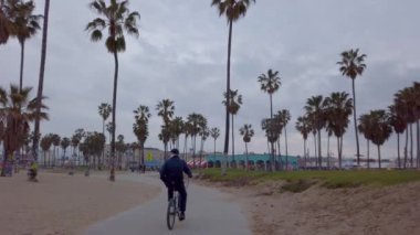 Ocean Front Walk along Venice Beach - LOS ANGELES, ABD - 1 Nisan 2019