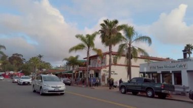 San Diego Old Town 'da sokak manzarası - SAN DIEGO, ABD - 1 Nisan 2019