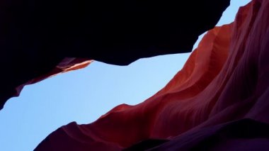 Arizona 'daki Aşağı Antilop Kanyonu - seyahat fotoğrafçılığı