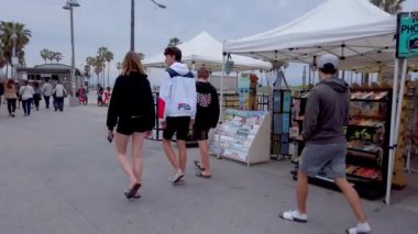 Ocean Walk at Venice Beach - LOS ANGELES, ABD - 1 Nisan 2019