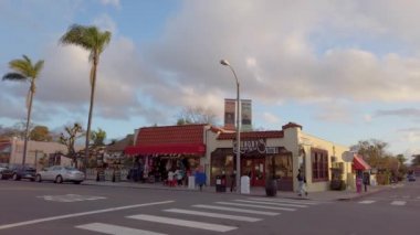 San Diego Eski Şehir Parkı Gün batımında - SAN DIEGO, ABD - 1 Nisan 2019