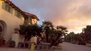 Old Town San Diego Eyalet Parkı Gün batımında - SAN DIEGO, ABD - 1 Nisan 2019