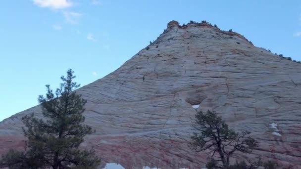 Die Berge des Zion Canyon Nationalparks in Utah - Reisefotos — Stockvideo